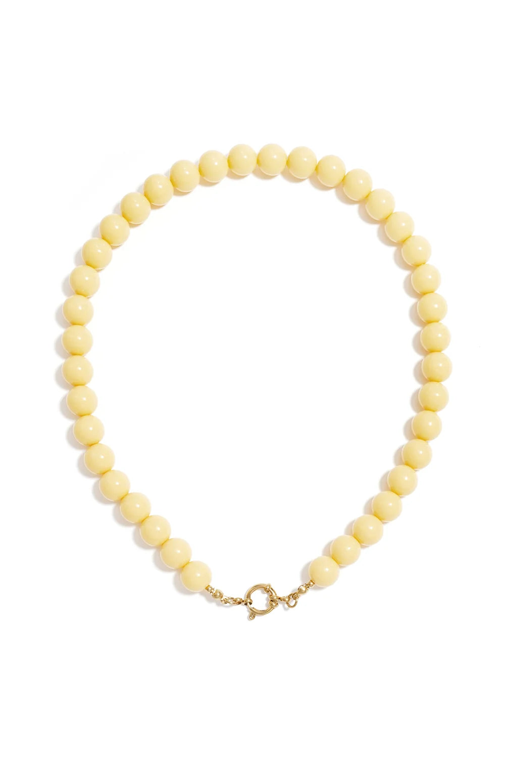 KETTING KRALEN GEEL 12MM