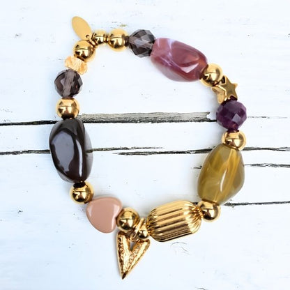 ARMBAND ROYAL HEART - LABEL SIX Kinaofashionboutique