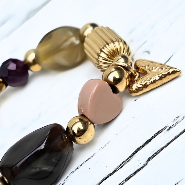 ARMBAND ROYAL HEART - LABEL SIX Kinaofashionboutique